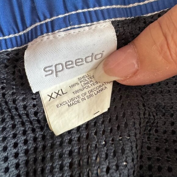 Speedo Mens XXL Swim Shorts With Mesh Lining Elastic Waist & Drawstring - Picture 6 of 7